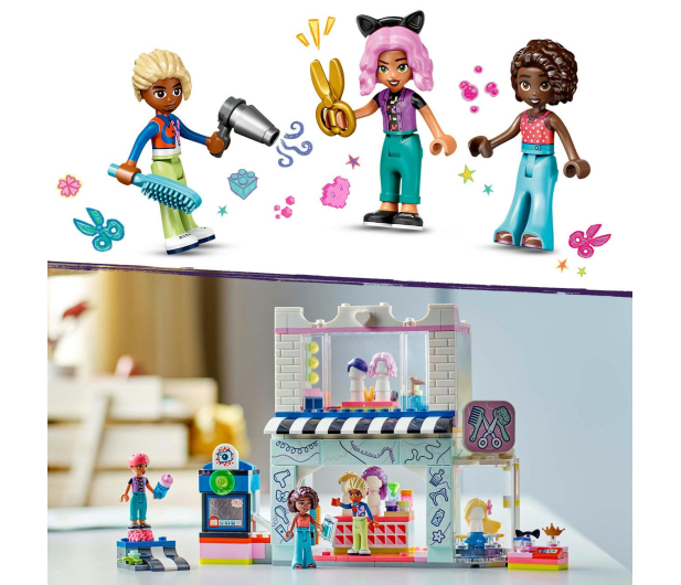 LEGO Friends 42662 Salon fryzjerski i sklep z ozdobami - 1284217 - zdjęcie 6